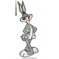 Bugs Bunny Embroidery Cartoon_09